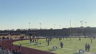 4x100 relay middle school track meet