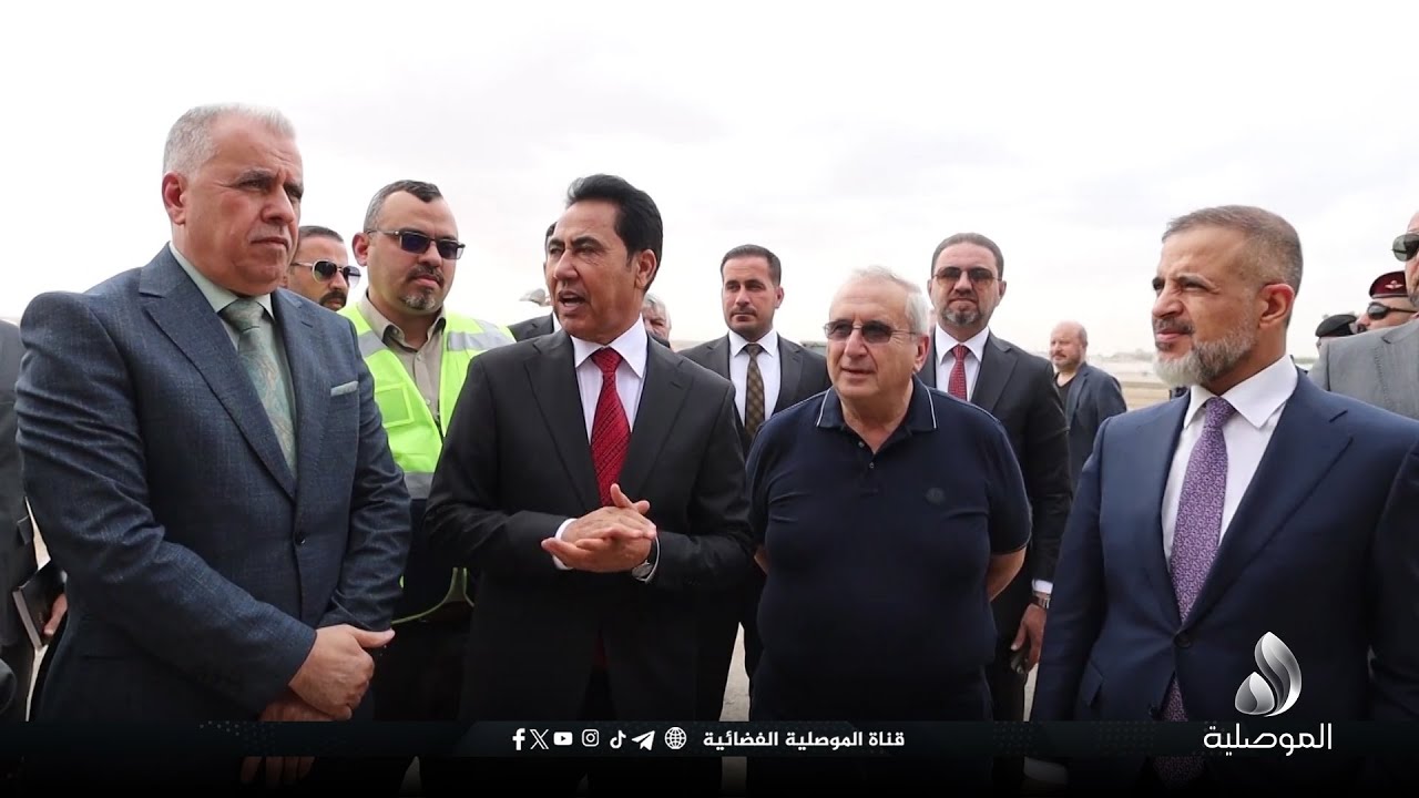 في زيارة تفقدية..محافظ نينوى ووزير التخطيط يطلعان على نسب الإنجاز المتحققة في مشروع إعمار مطار