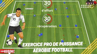 Exercice pro de puissance aérobie football