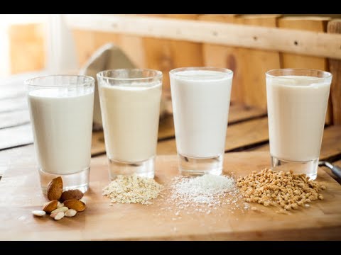 أنواع حليب طبيعية وصحية
