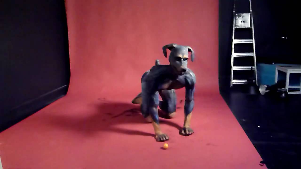 Doberman 1; talking dog YouTube