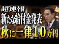 【2024年最新】新たな追加給付金が発表！10万円給付金！【ゆっくり解説】