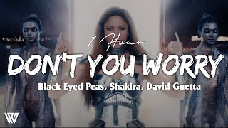 Black Eyed Peas Shakira David Guetta DON T YOU WORRY Loop 1 Hour