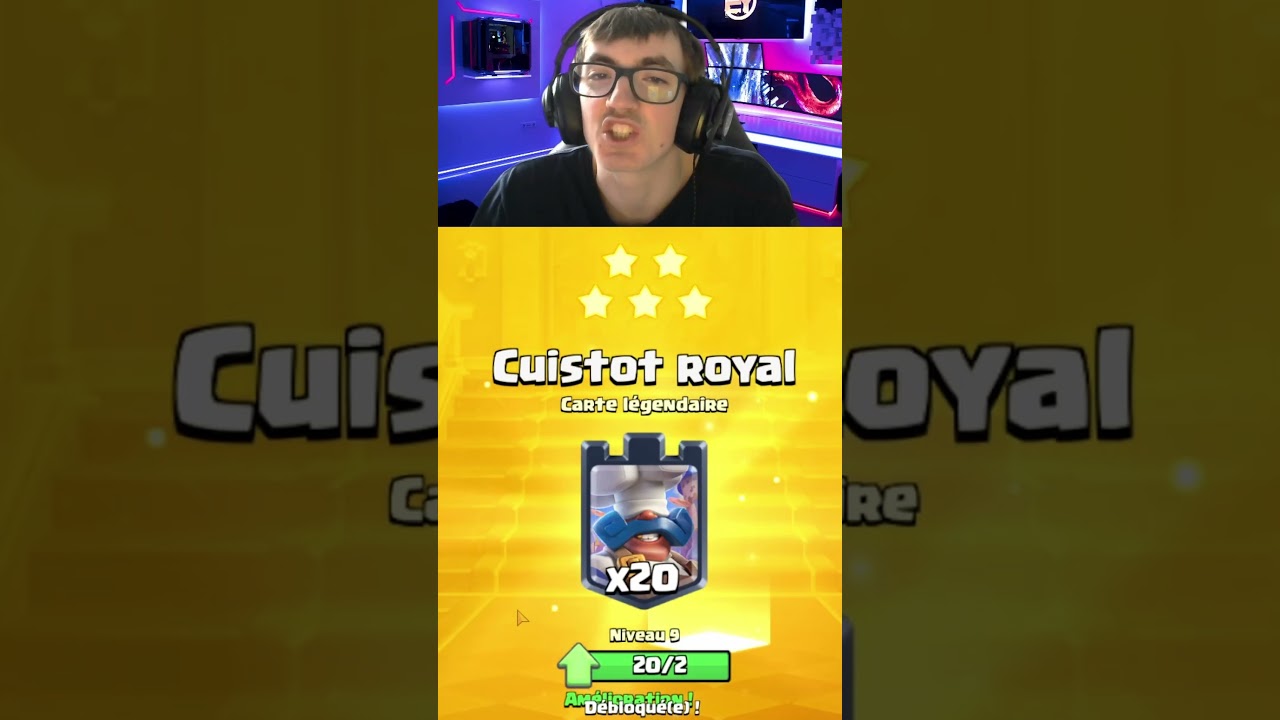 Antho Fait De La Cuisine 5 étoiles 😂😂😂 | Clash Royale #shorts #humour