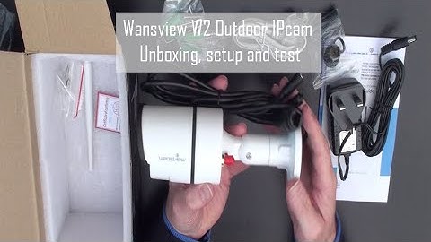 Wansview W2 1080p Outdoor IPcam - Unboxing, setup and review