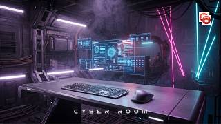 CYBER ROOM | Cyberpunk Coding Music | Deep Focus, Productivity & Programming | Ambient Synth | 3HRs