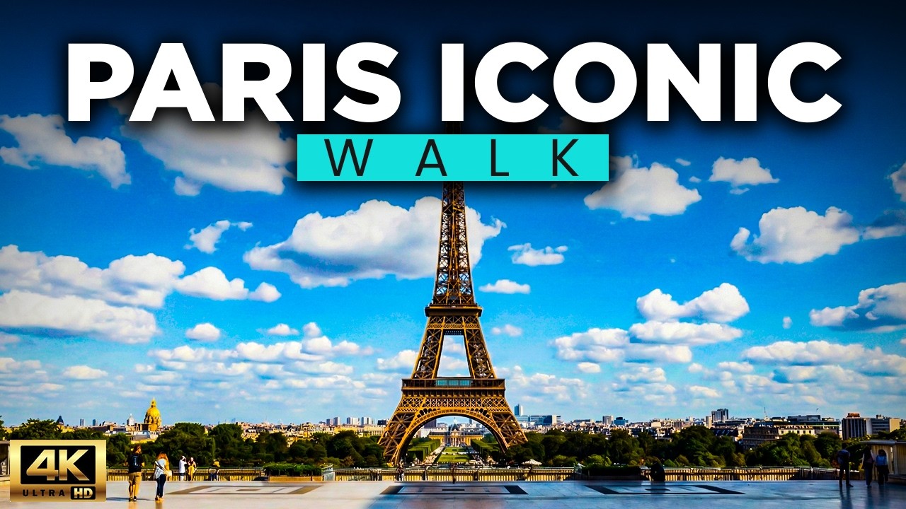 Paris Walking Tour 4K 🇫🇷 | From La Motte-Picquet to the Eiffel Tower & Trocadéro #paris #france