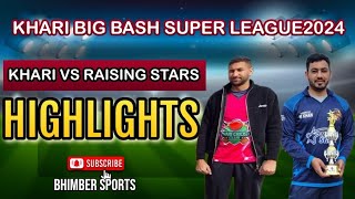 Khari Big bash super league edition01 Fainal match Raising stars vs Khari c.c second innings.