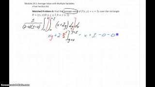 MATH 151 Module 14.1 Matched Problem 6 Wealth