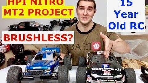 I got an even older HPI Nitro MT this time. (15 year old) Brushless plans??
