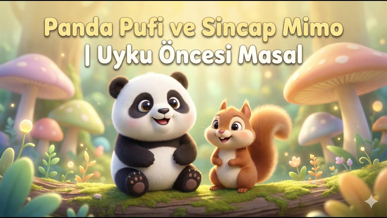 Panda Pufi ve Sincap Mimo | Uyku Öncesi Masal 🌙