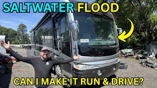 Saving a Saltwater Flooded Diesel Pusher RV: Can I Make It Run &amp; Drive Again?