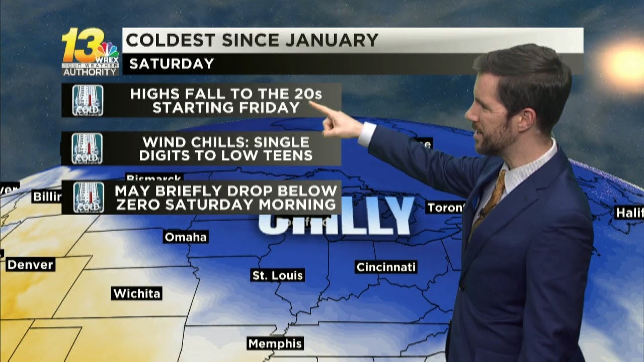 Extra chilly air is on the way - YouTube