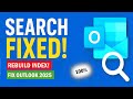 Fix Outlook Search Not Working 2025 | Classic Outlook Easy Step-by-Step