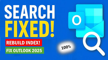 Fix Outlook Search Not Working 2025 | Classic Outlook Easy Step-by-Step