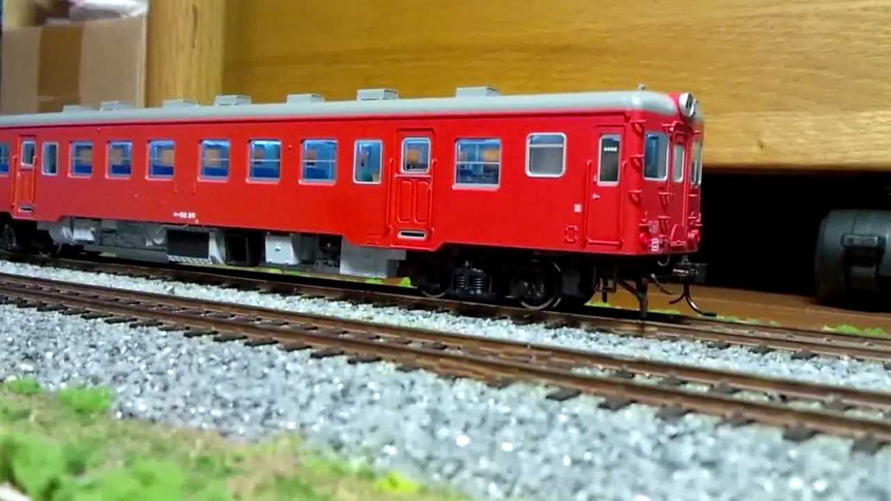 車両から音が出るという感動：天賞堂 カンタム キハ52形首都圏色