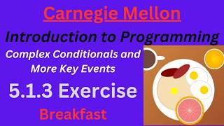 CM Intro to Programming  Unit 5 Lesson 1 Breakfast
