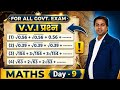 | Maths | Day - 9 | Surds & Indices | for All govt. exam | by Madhav sir |