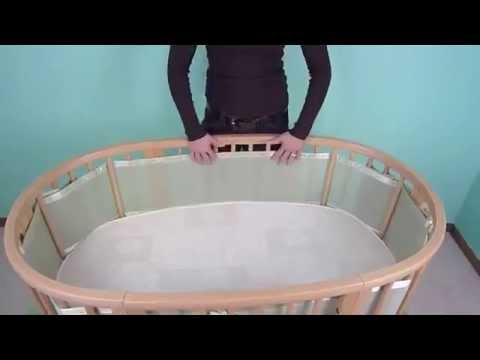 oval crib bumper