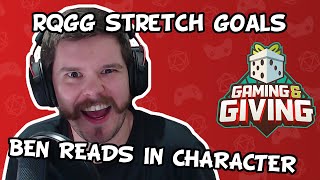 RQGG20 Stretch Goals - Ben reads as Elias, Zolf, David 7 & Grizzop!