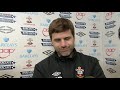 Mauricio Pochettino after his first game in English football