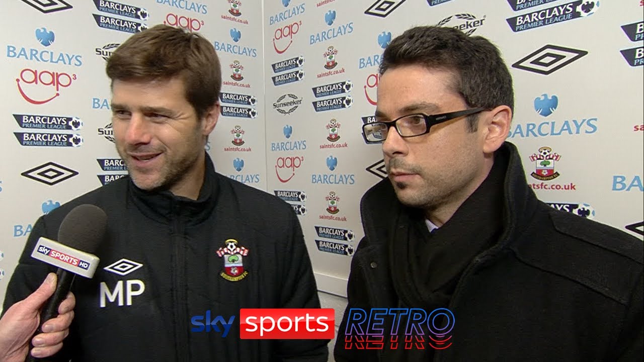 Mauricio Pochettino after his first game in English football