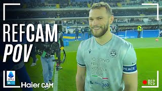 HAIER CAM | REF CAM POV: Tu esi teisėjas Verona-Udinese | Serie A 2025/26