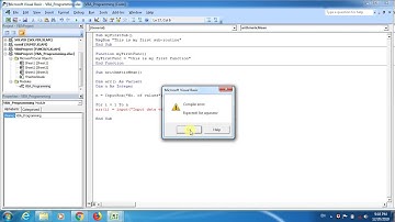 VBA for Data Science & Analytics - Writing Sub-routine
