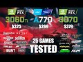 RTX 3060Ti 8GB vs ARC A770 16GB vs RTX 3070 8GB | R9 - 7950X3D | 1080p - 25 Games Tested