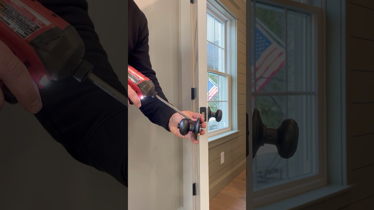 Door Knob Installation. A Little How-To, Plus a Couple Tips