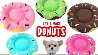 How I make Donut Pet bed | DIY Pet bed | Sewing | Craft Art