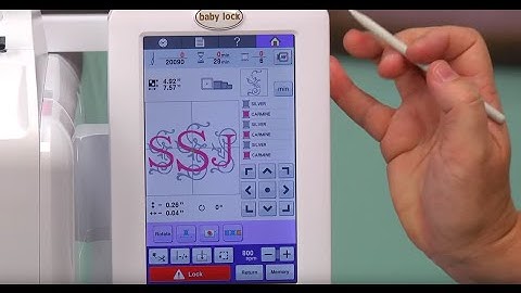 Color Sort on the Baby Lock Alliance Embroidery Machine