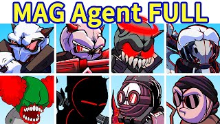 Friday Night  Funkin': VS MAG Agent Torture FULL WEEK (MAG Tricky, MAG Agent V3,..) - Madness Combat