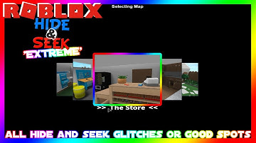 All of Hide and Seek extreme Glitches/Good Spots | Roblox