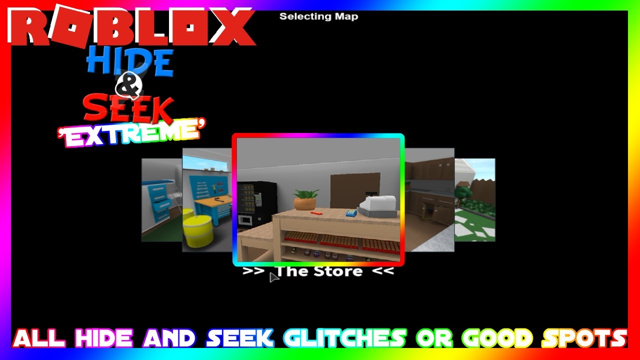 All of Hide and Seek extreme Glitches/Good Spots | Roblox - YouTube