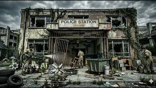  Police Station Restoration: Abandoned to Brand New! 🛠️🚨#Restoration #BeforeAndAfter #PoliceStation