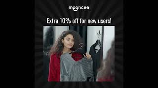 Mooncee High-Grade Plastic Hangers | Durable, Space-Saving Design | White Friday Sale