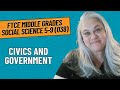 Practice Problems for Civics and Government | FTCE Middle Grades Social Science 5-9 (038)