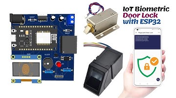 ESP32 based Biometric Door Lock system using Fingerprint R307 Sensor and Blynk IoT