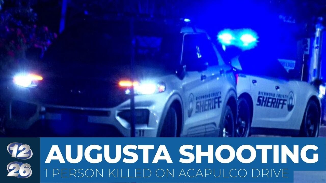 1 person killed in shooting on Acapulco Drive in Augusta - YouTube
