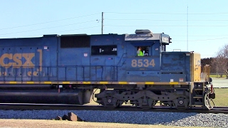 CSXT F737-13 SD50-2/SD40-2 & F007-13 AC60CW/SD70AC & Horn Salutes on the Good Old W&W Sub!!!!!!!!!!!