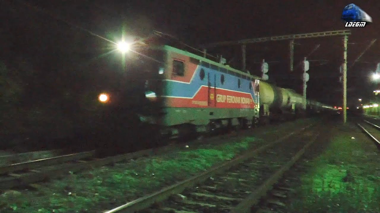 Bobica LE3400KW 43-0155-2 & Marfar GFR Tanker Train in Gara Apahida Station  - 06 November 2020
