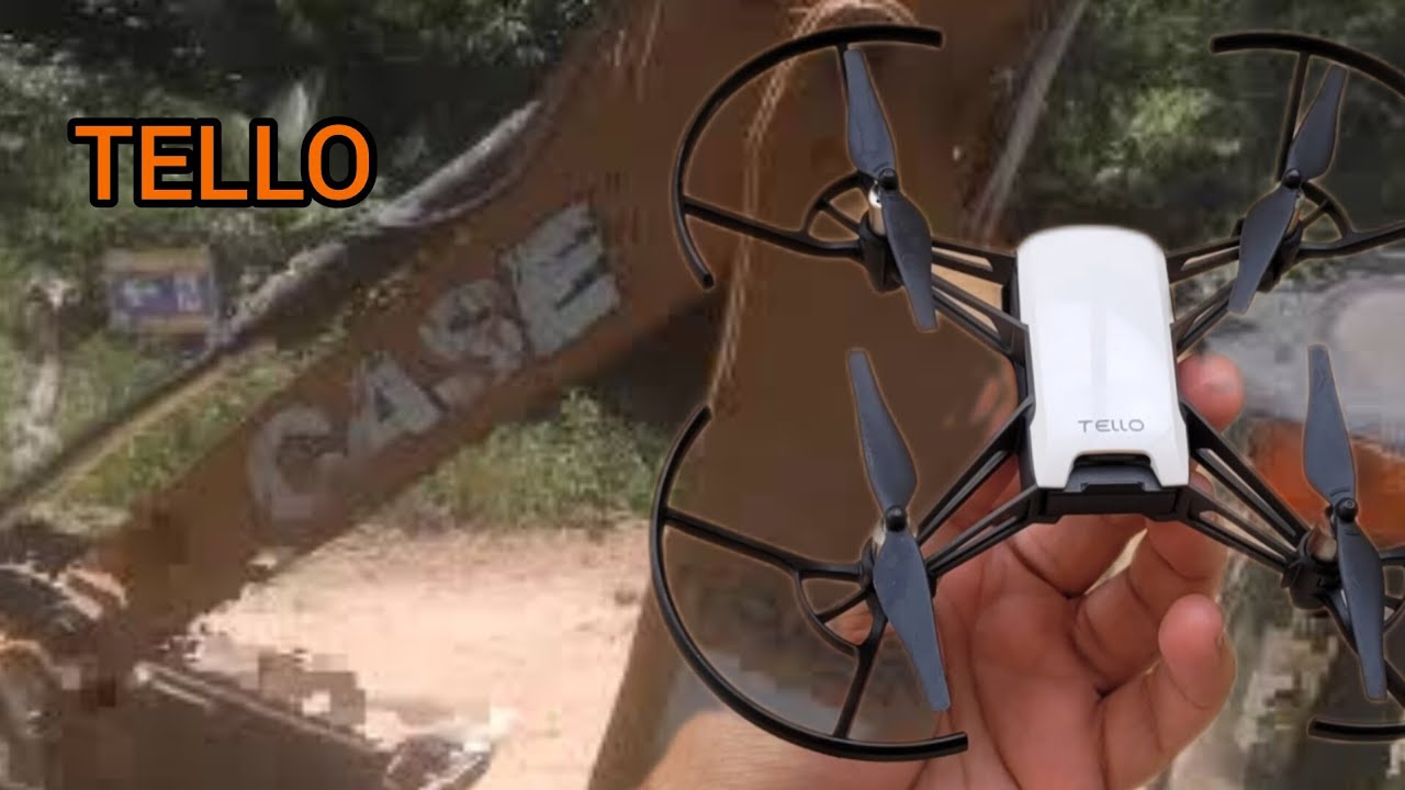 PASSANDO POR DENTRO DA CABINE DO TRATOR COM O DJI TELLO, MENOR DRONE DO MUNDO. 