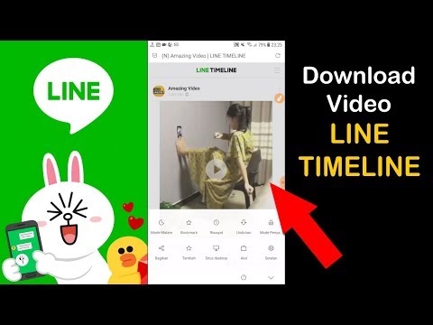 Simpan Video dari LINE TIMELINE di Android | 100% Work