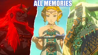 Zelda Tears of the Kingdom - All Memories (Ganondorf &amp; Zelda Backstory)