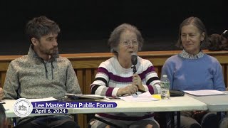 Lee Master Plan Public Forum, April 6, 2024