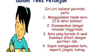 Bahasa Indonesia Kelas 4 pertemuan 4. Teks Petunjuk