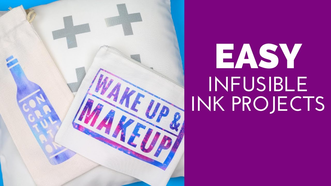 3 Beginner Infusible Ink Projects YouTube