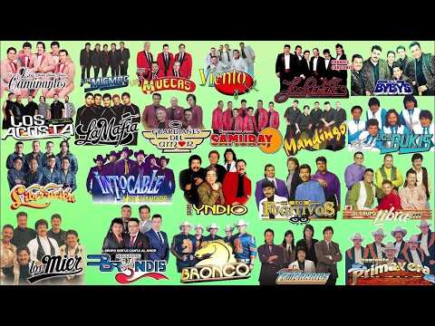 BRONCO, LOS TEMERARIOS, BUKIS, BRYNDIS, ACOSTA, CAMINANTES, YONICS, MIER 💞 GRUPERAS 90S DEL RECUERDO