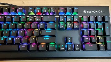 Zebronics Max pro v2 Mechanical keyboard with Rgb light For Gamers 🔥🔥🔥🔥🔥🔥🔥🔥🔥🔥🔥fully Test